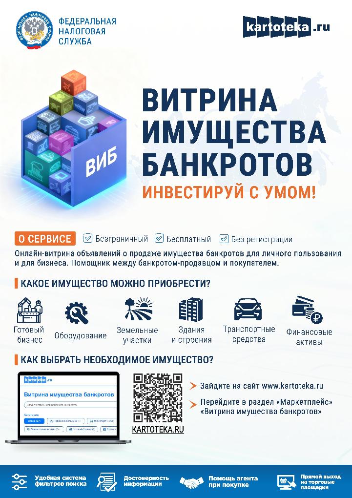 ФНС Витрина имущества банкротов